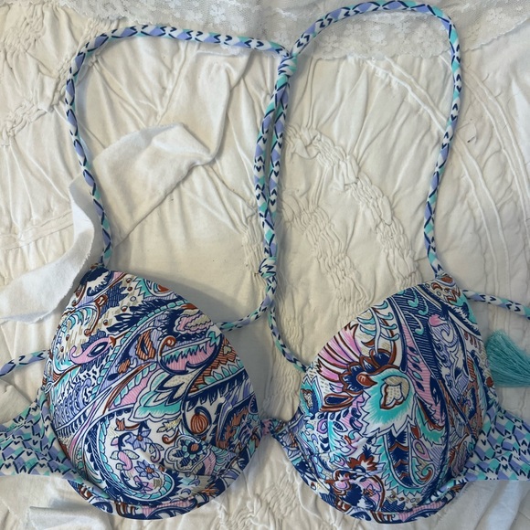 Victoria’s Secret Paisley Bikini Top 32B - Picture 4 of 8